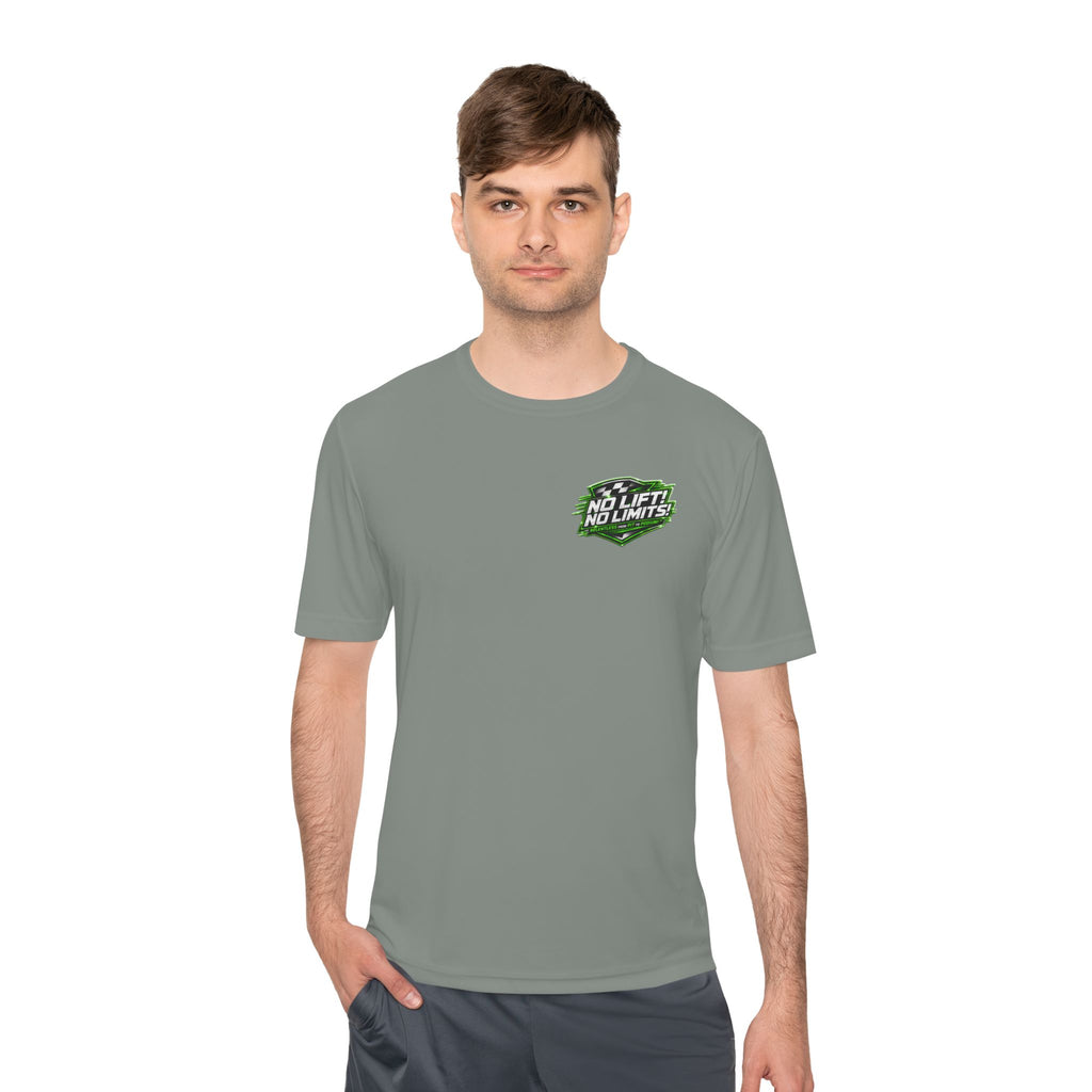 No Lift! No Limits!™ 'Bet On Me' Performance Tee — Moisture‑Wicking Karting Graphic Shirt