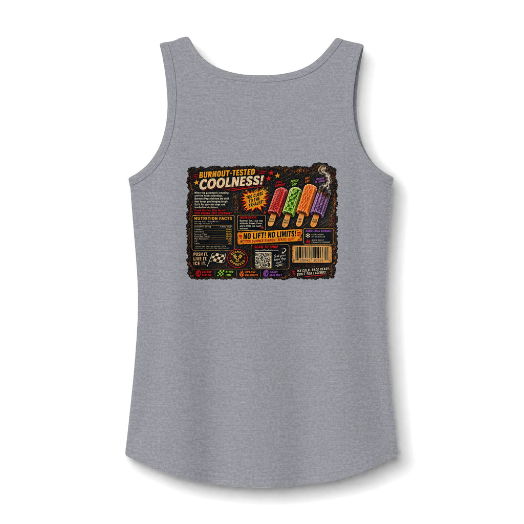 Burnout Pops Retro Ice Pop Graphic Tank Top