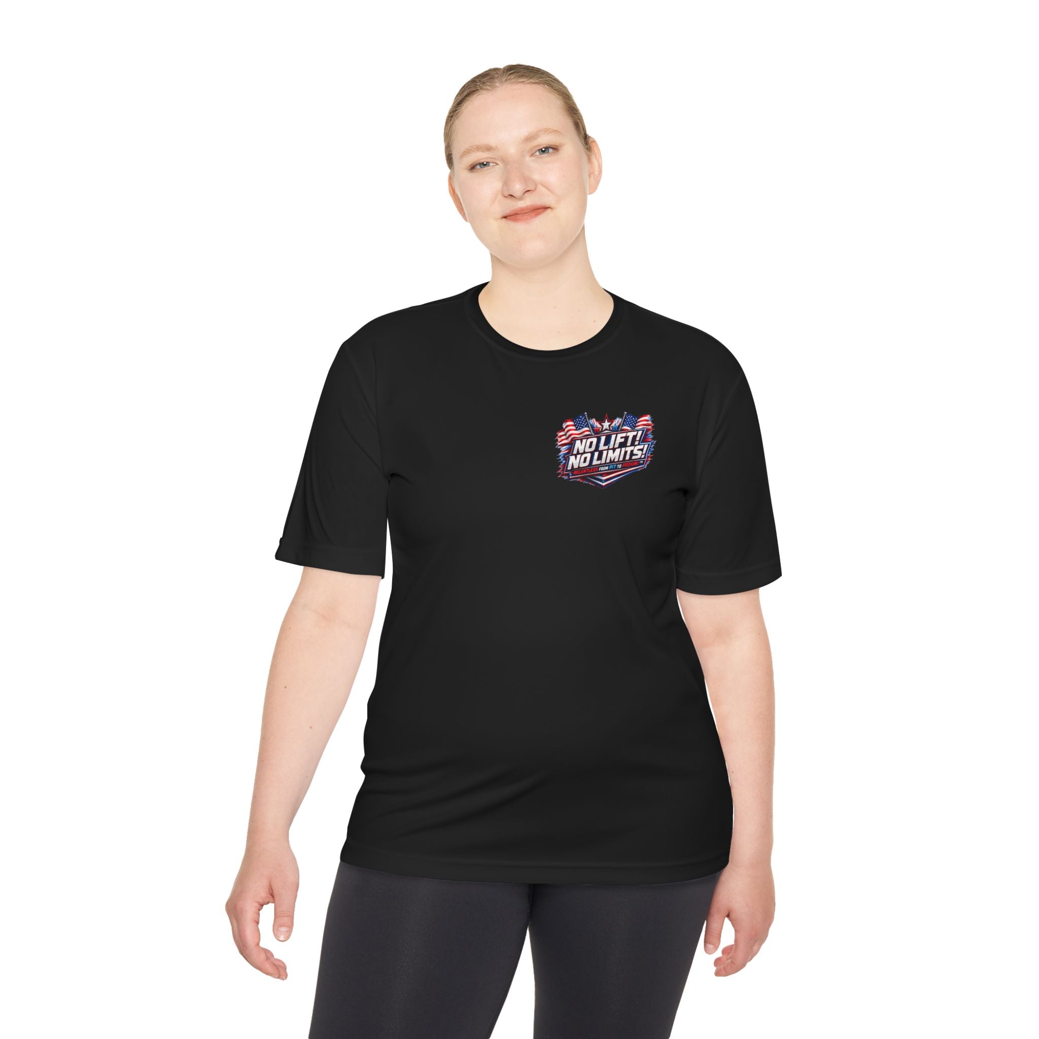No Lift! No Limits!™ Relentless American Race Tee