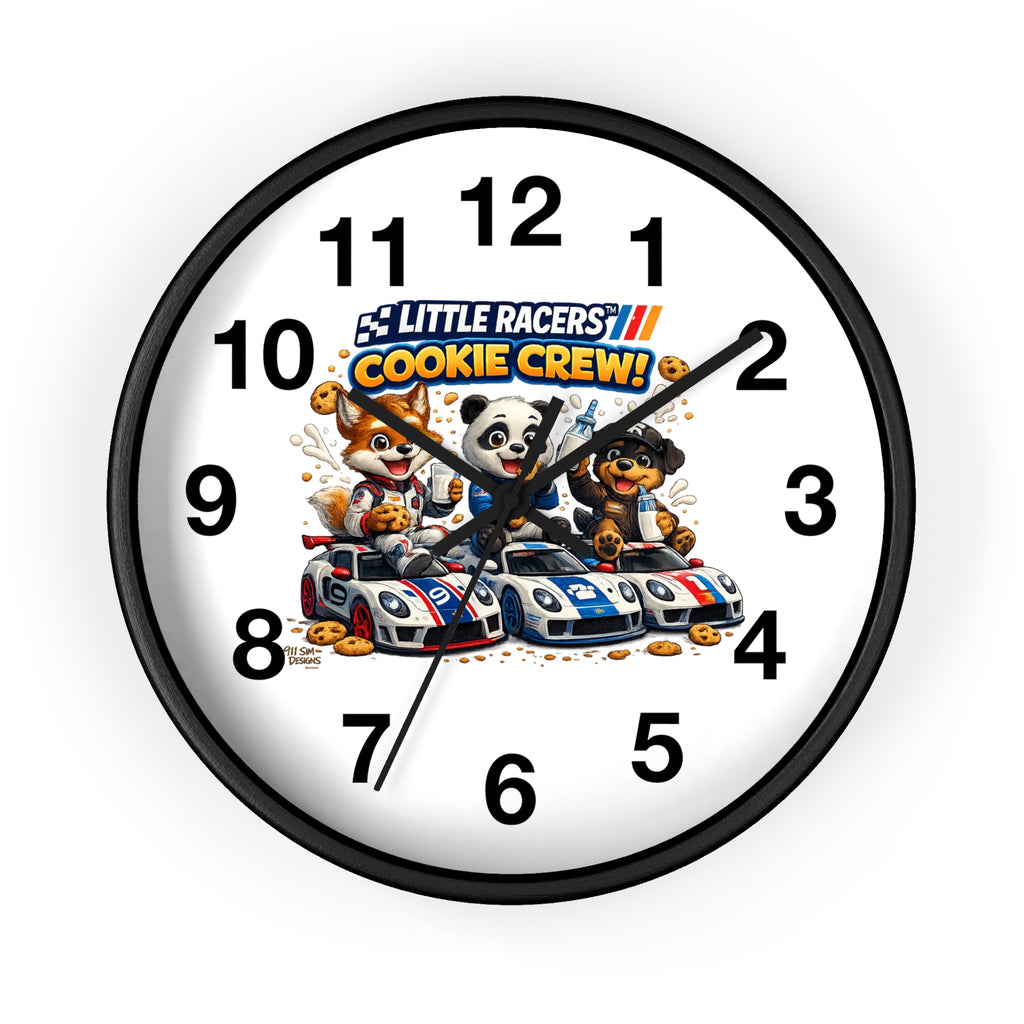 Little Racers™ Cookie Crew Learn-to-Tell-Time Wall Clock