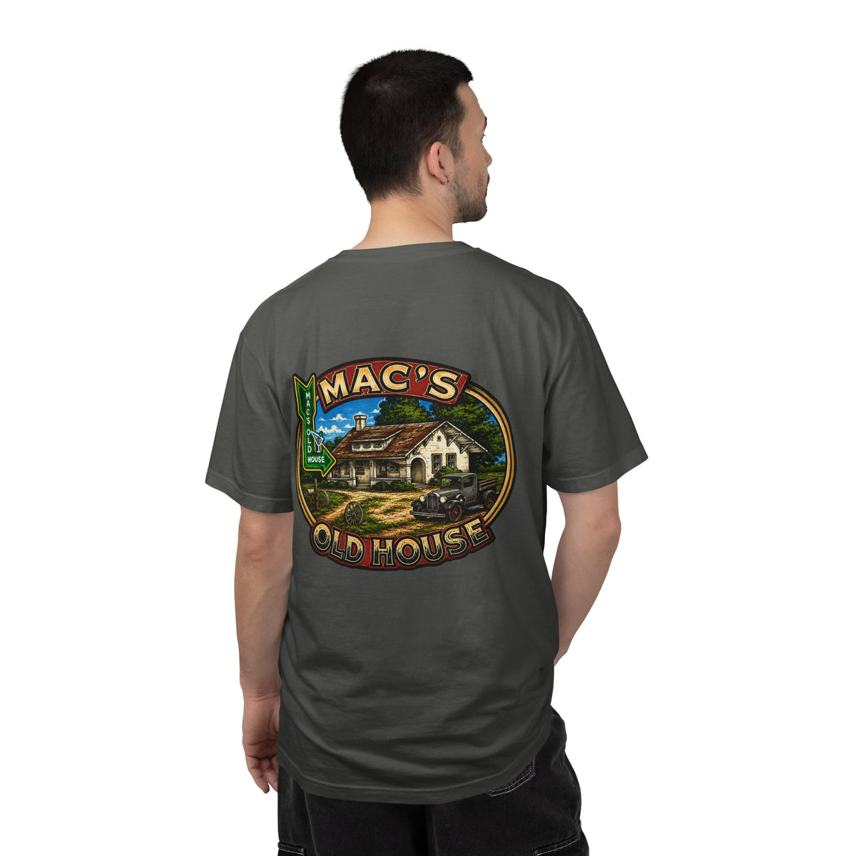 Mac’s Old House Vintage Logo T-Shirt