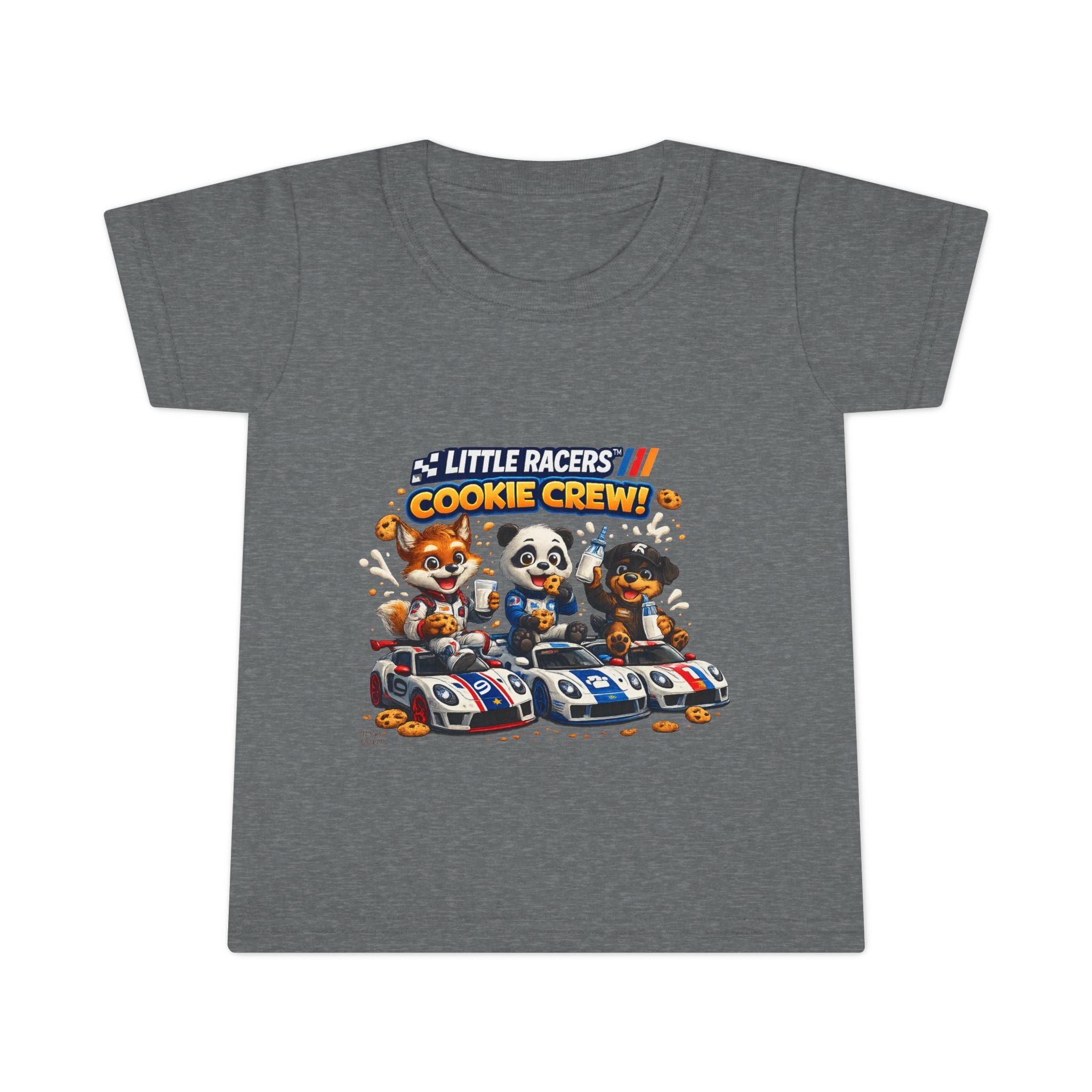 Limited Release: Little Racers Cookie Crew! Cute Animal Racecar Graphic