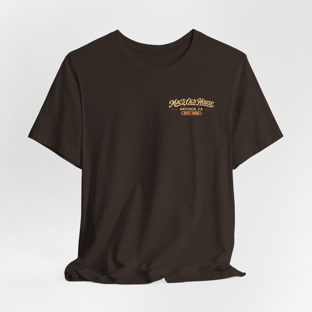 Mac's Old House Tee — Vintage Country House Graphic T-Shirt