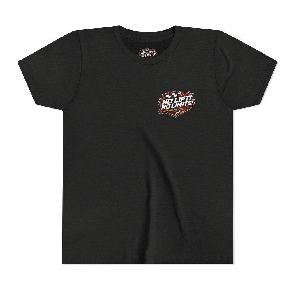 Youth Tee — Eat. Sleep. Race. Repeat. Panda Kart Racing Tee