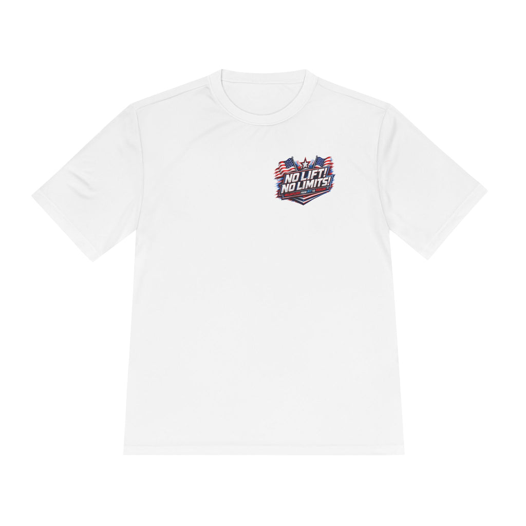 No Lift! No Limits!™ Relentless American Race Tee