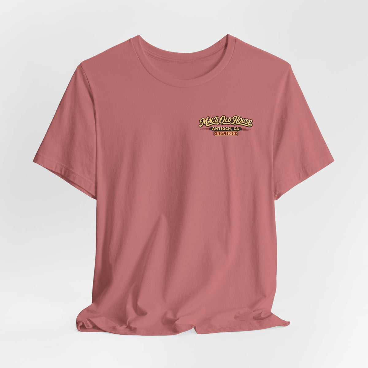 Mac's Old House Tee — Vintage Country House Graphic T-Shirt