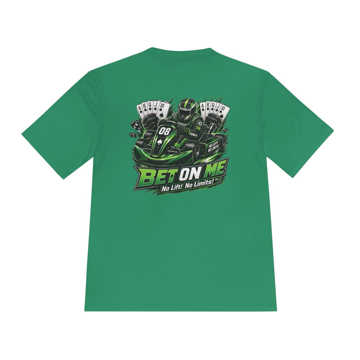 Bet On Me No. 08 Kart Performance Tee