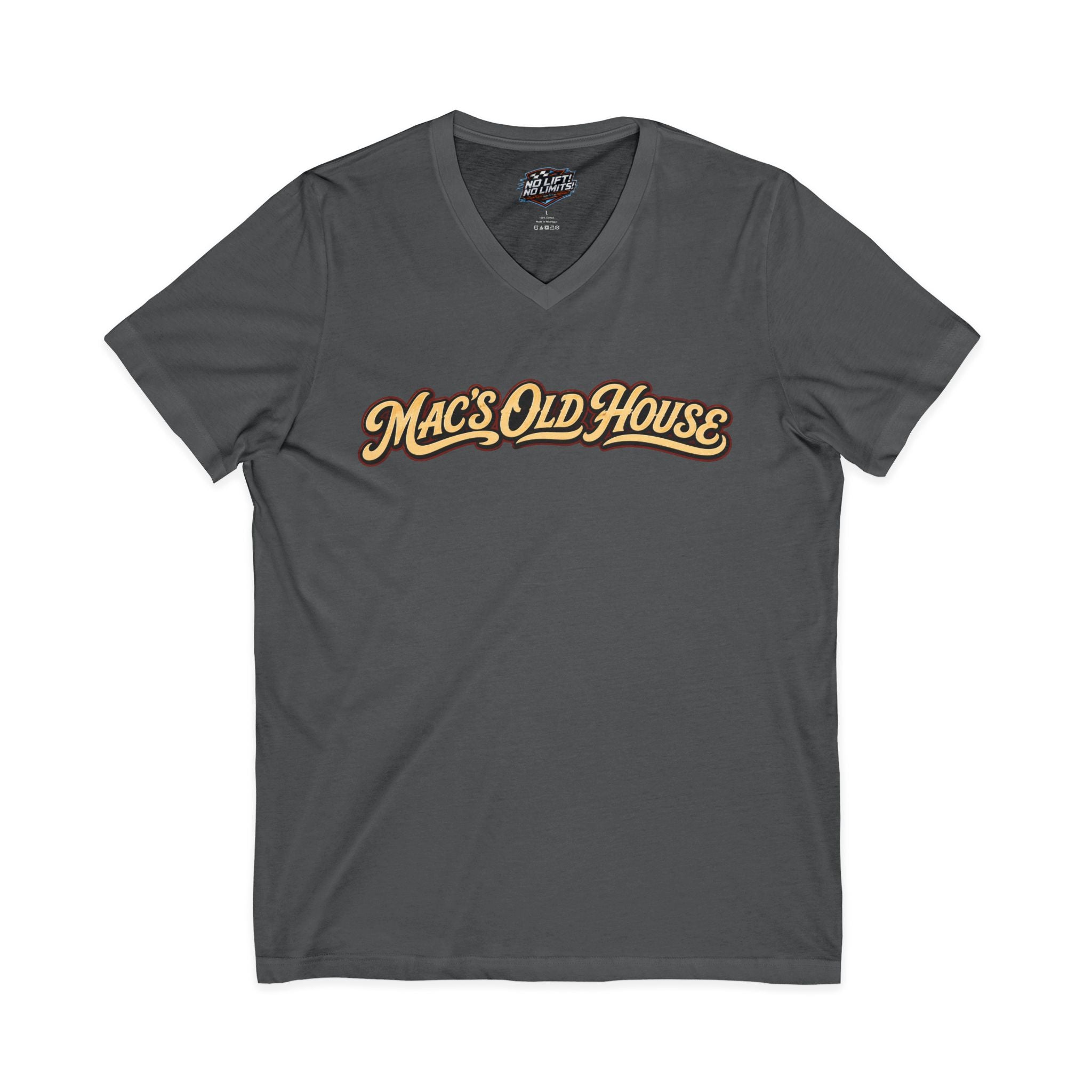 Mac’s Old House Vintage Truck V-Neck Tee