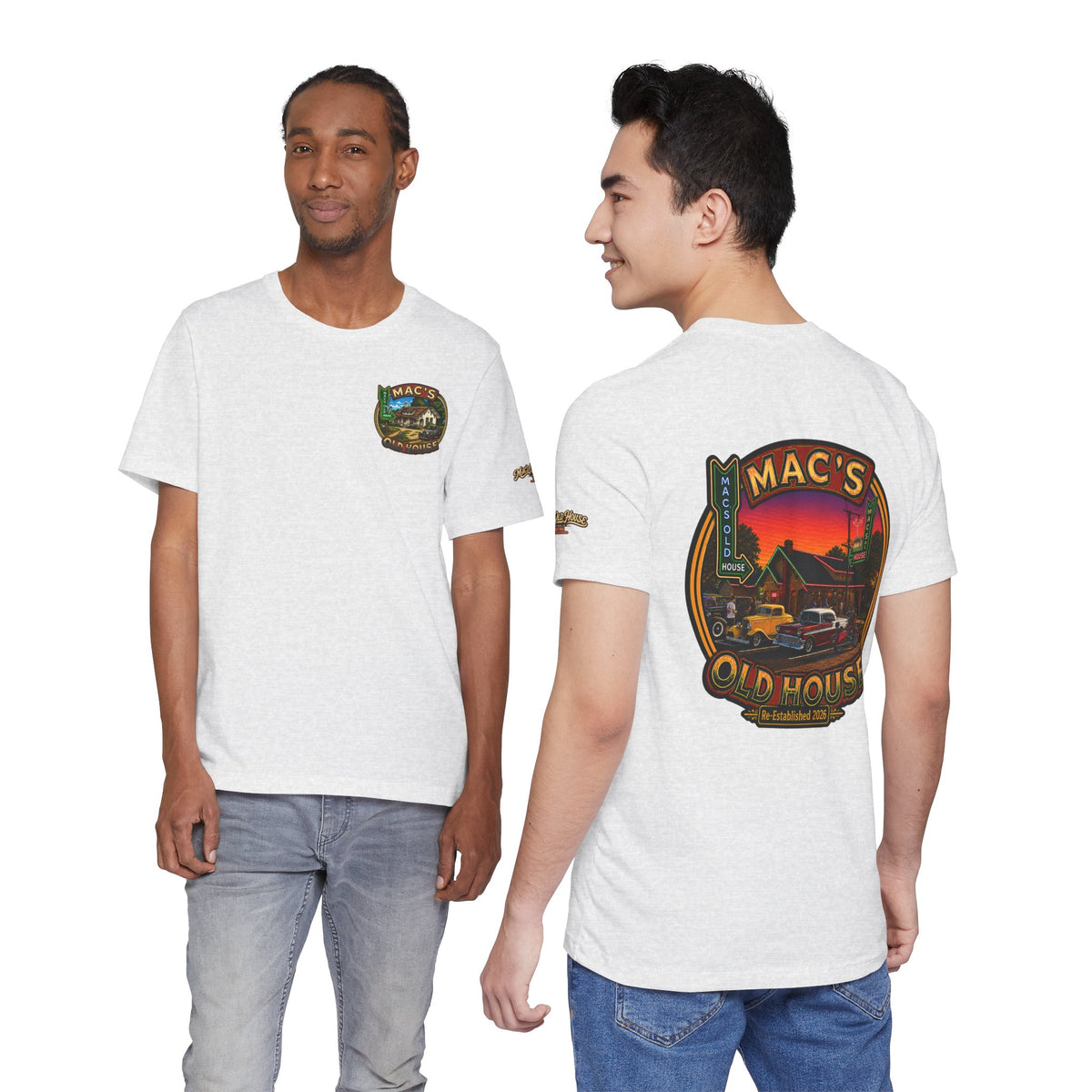 Mac's Old House Retro Diner Graphic Tee