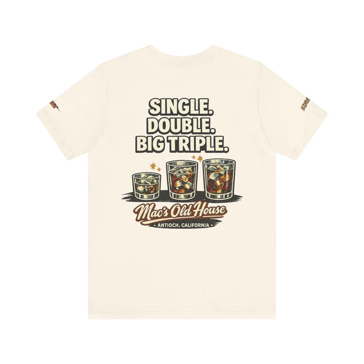 Mac’s Old House — Single. Double. Big Triple. Tee