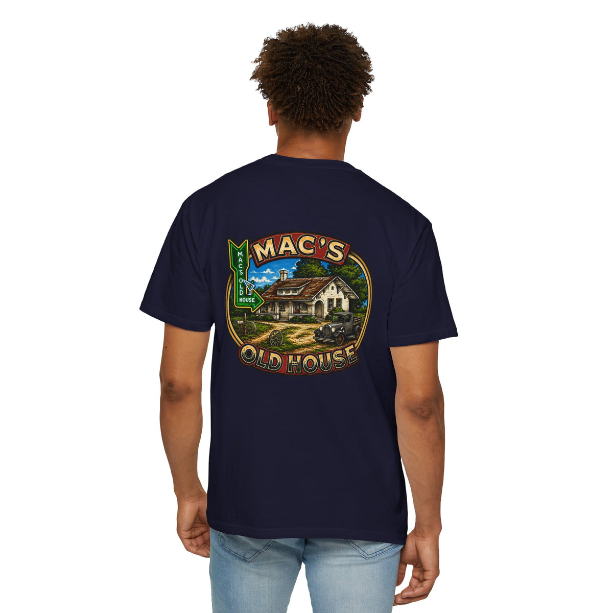 Mac’s Old House Vintage Logo T-Shirt