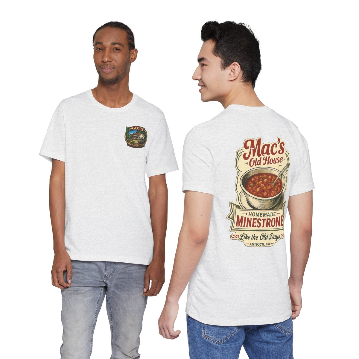 Mac’s Old House Homemade Minestrone Vintage T-Shirt