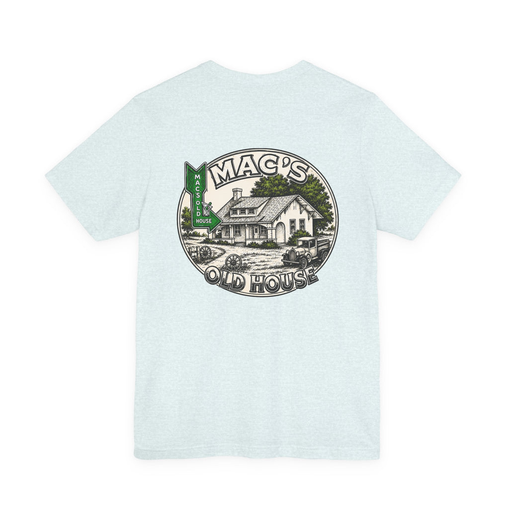 Mac's Old House Tee — Vintage Country House Graphic T-Shirt
