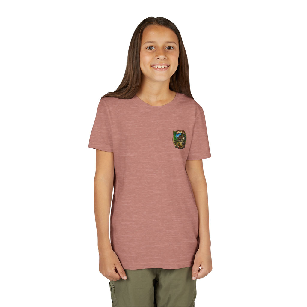 Youth Tee — "Mac's Minestrone" Retro Soup Logo
