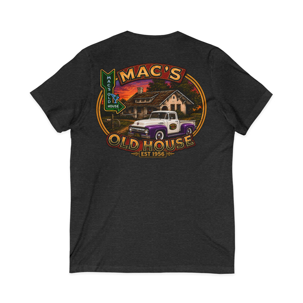 Mac’s Old House Vintage Truck V-Neck Tee