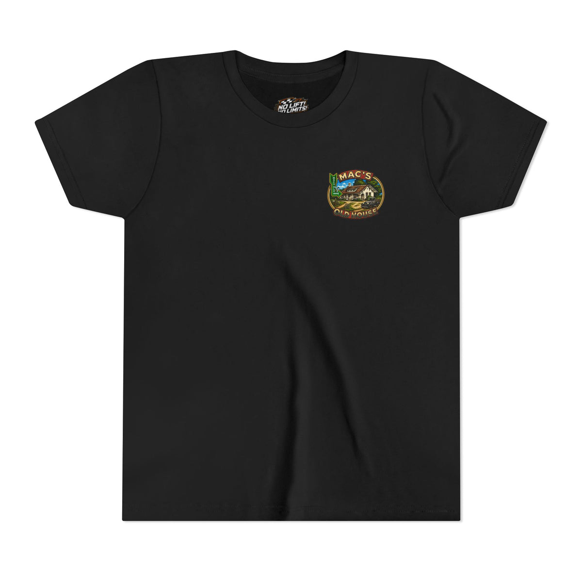 Youth Tee — "Mac's Minestrone" Retro Soup Logo