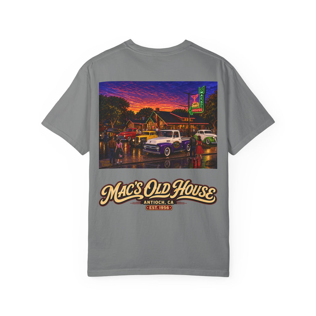 Mac's Old House T-Shirt — Vintage Restaurant Scene Tee