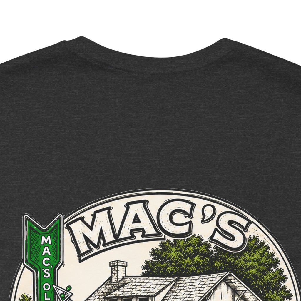 Mac's Old House Tee — Vintage Country House Graphic T-Shirt